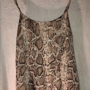 Snake Print Dress